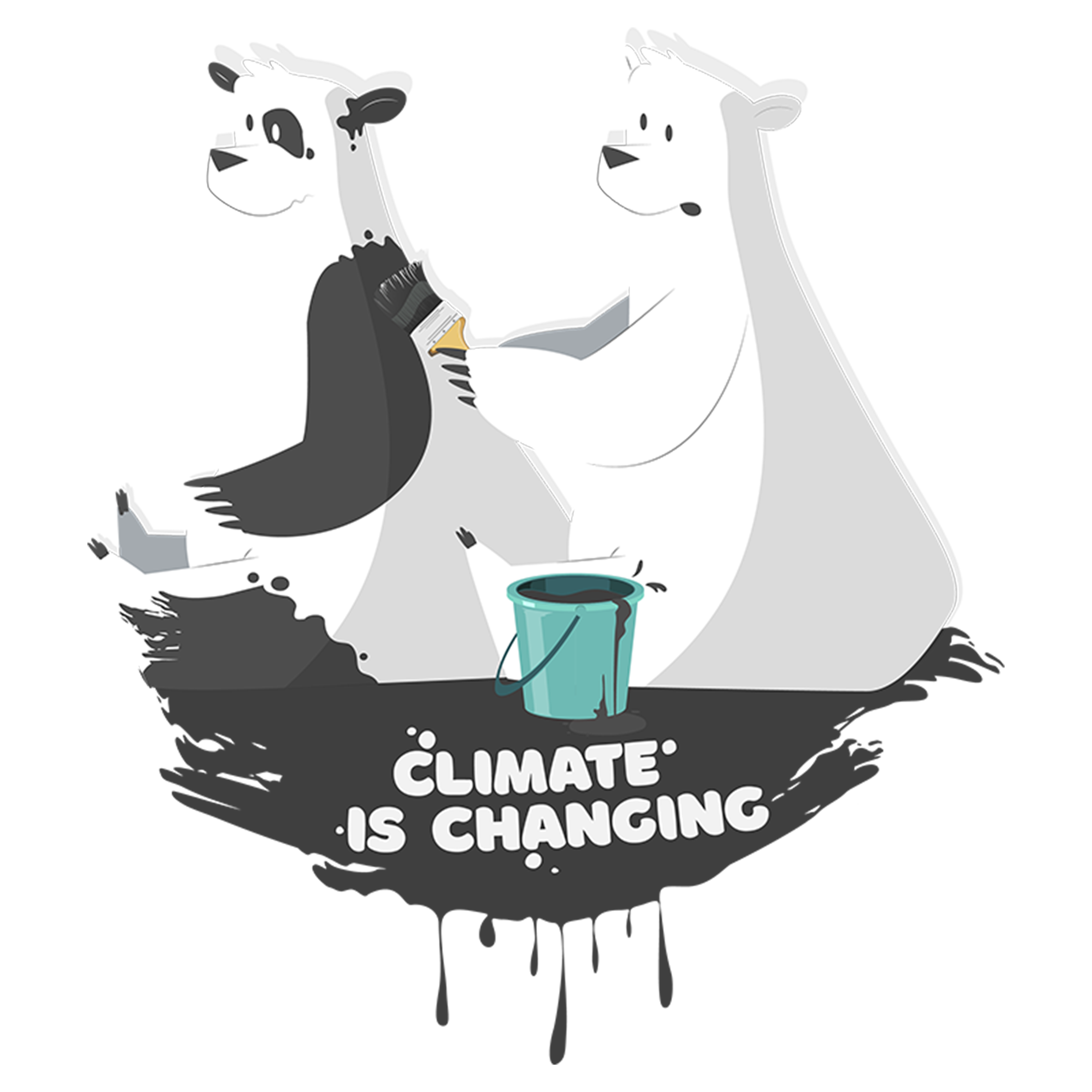 Polar bear changing