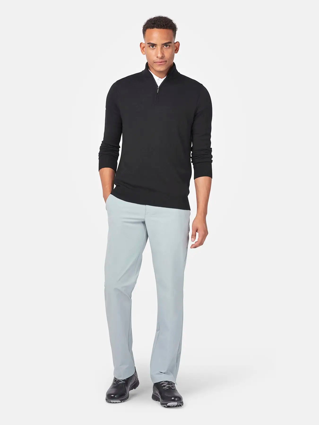 all-groups Men's 14 Zipped Merino Sweater
