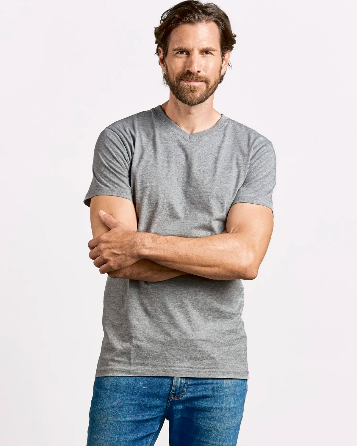 all-groups Men's Premium V Neck T