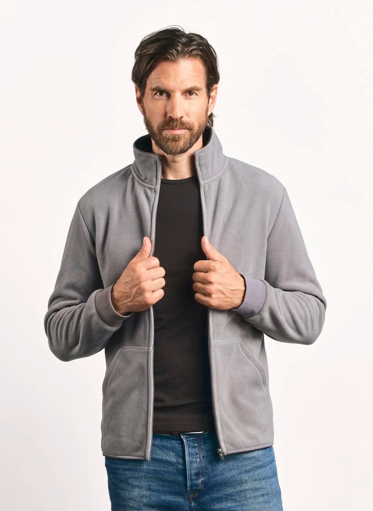 all-groups Men's Double Fleece Jacket
