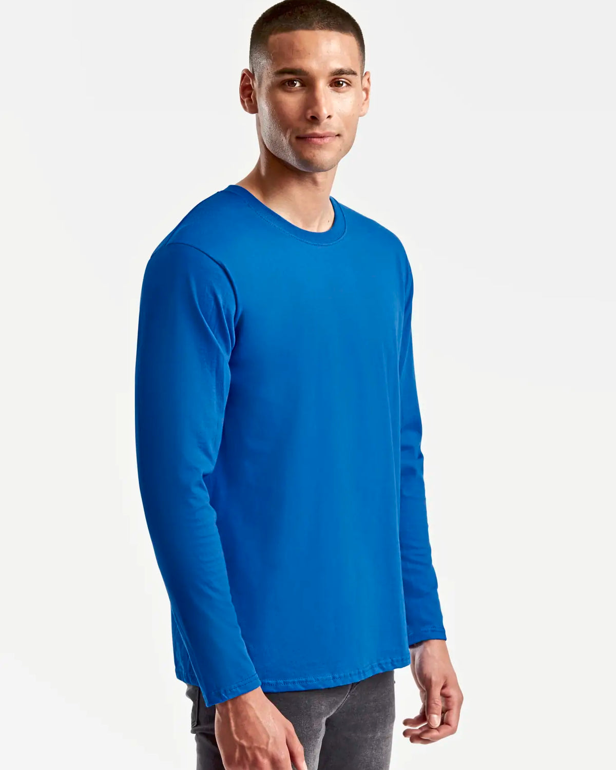 all-groups Men's Iconic 195 Long Sleeve Ringspun T