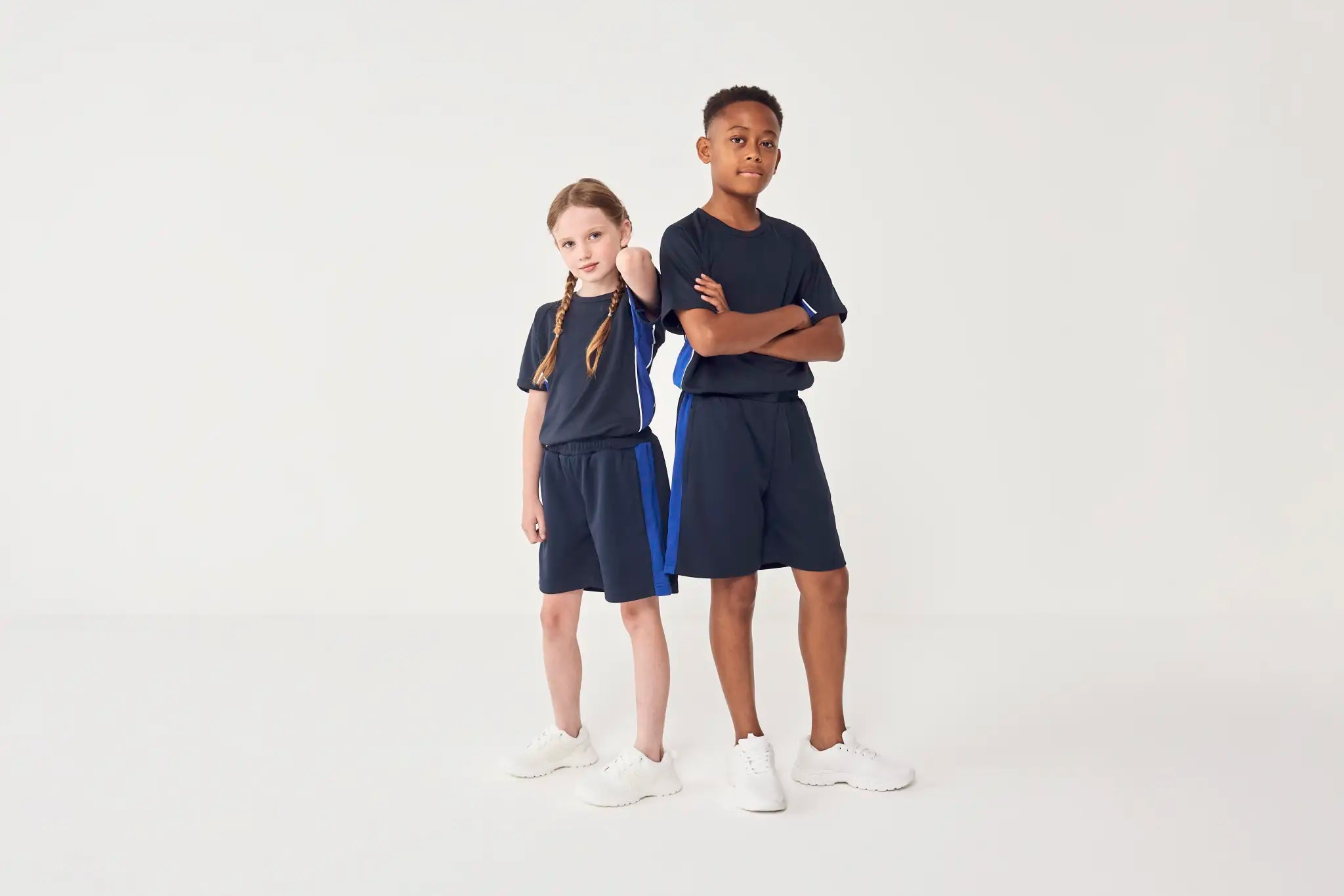 all-groups Kids' Knitted Shorts with Zip Pockets