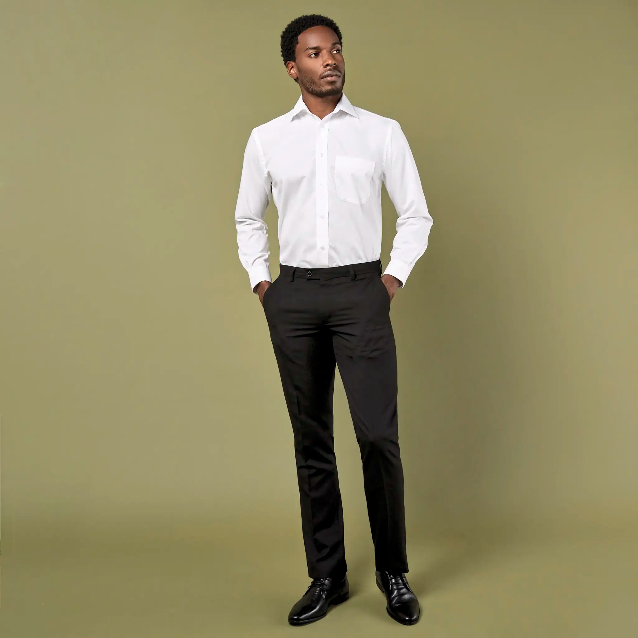 all-groups Men's Classic Fit Business Shirt Long Sleeve