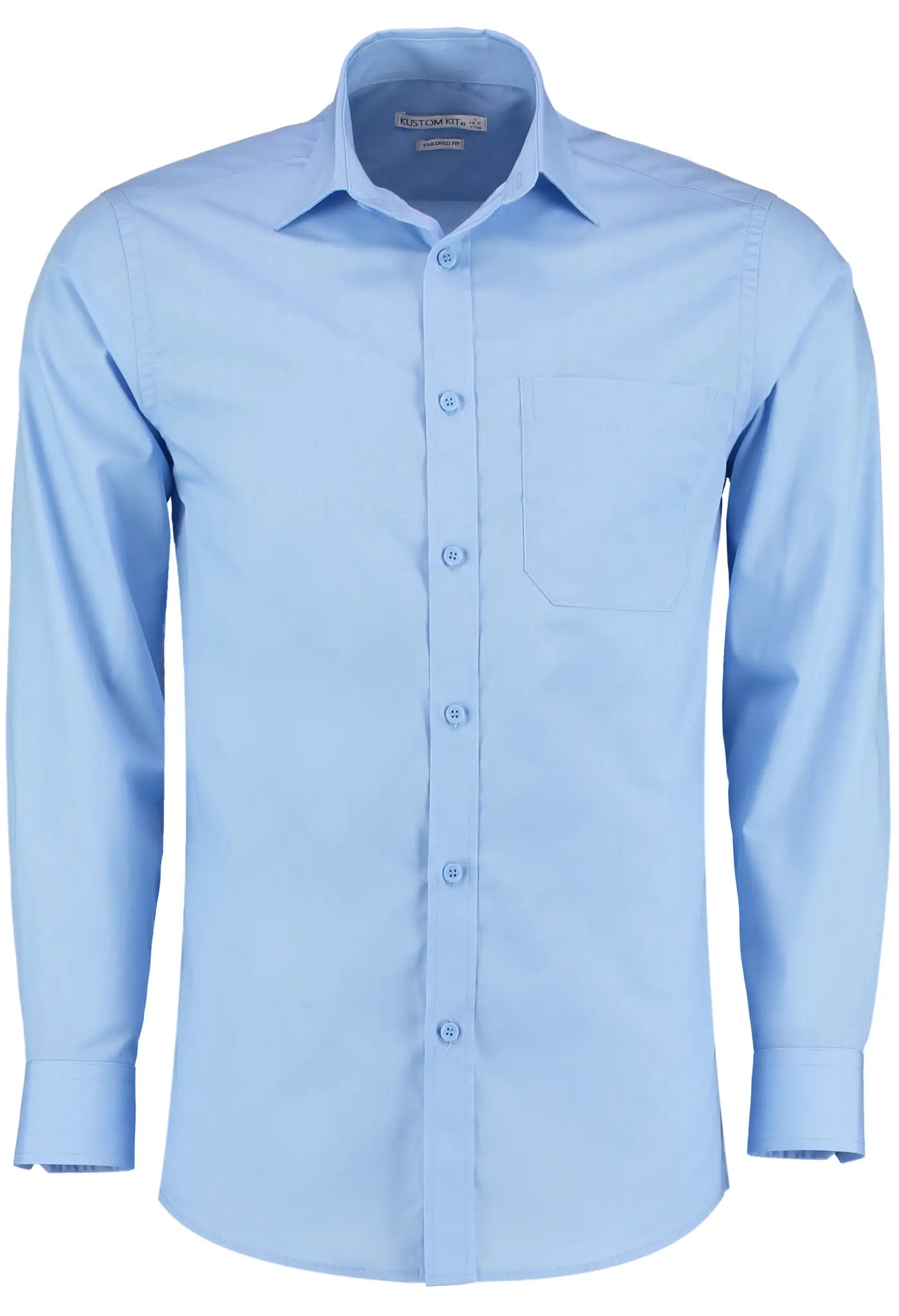 all-groups Men's Tailored Fit Poplin Shirt Long Sleeve