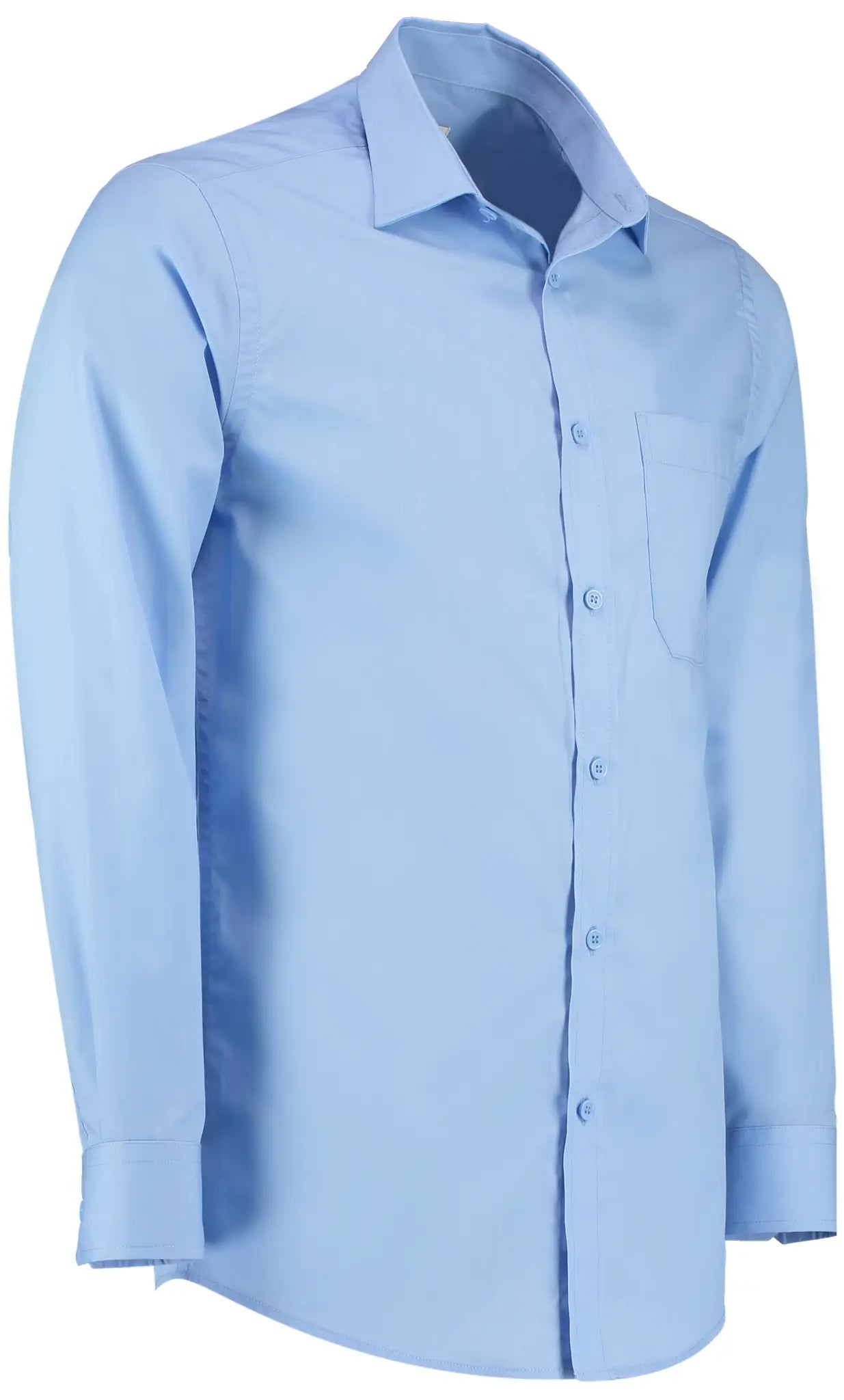 all-groups Men's Tailored Fit Poplin Shirt Long Sleeve
