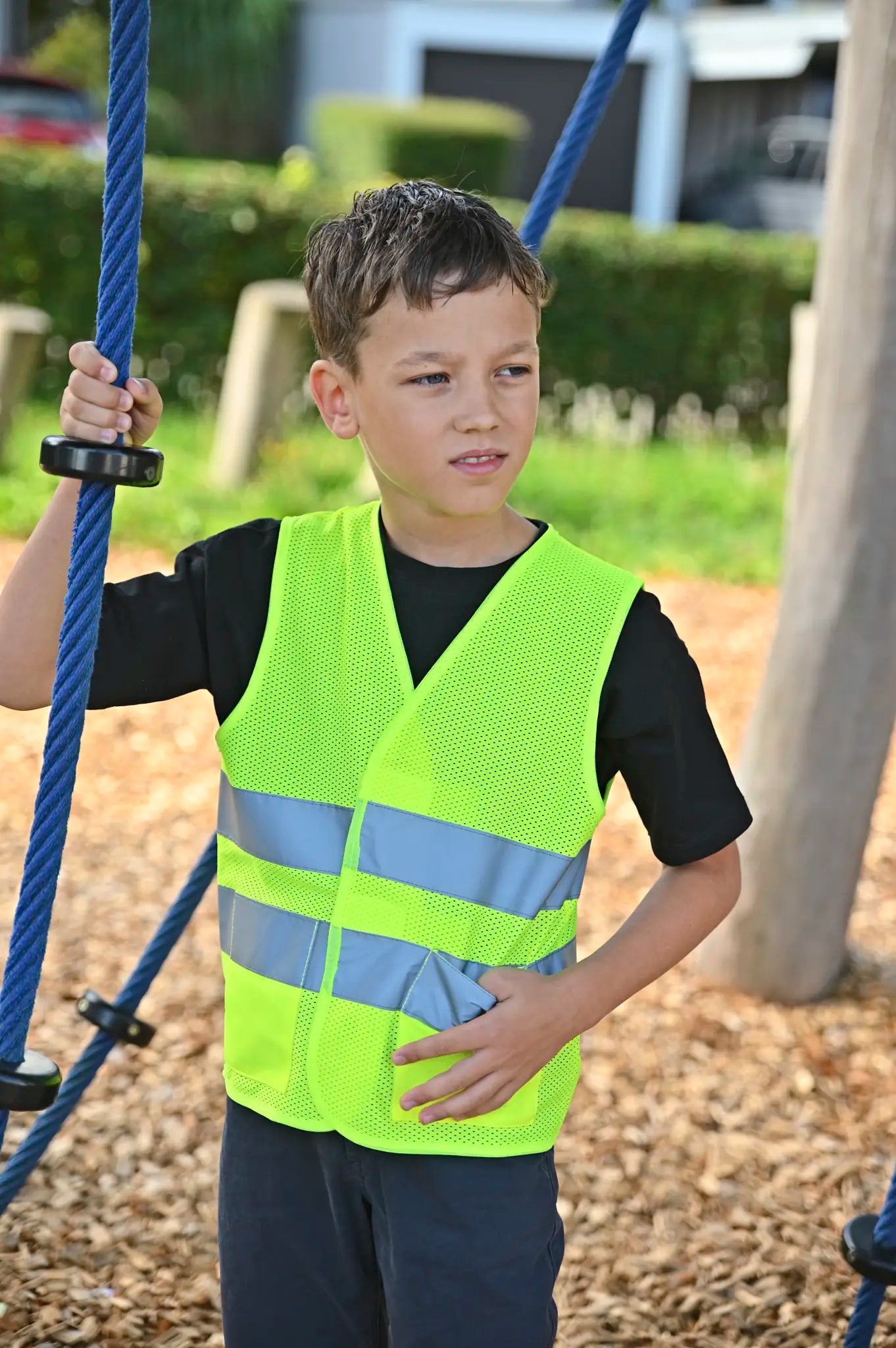 all-groups Kids' Mesh Safety Vest for Children Korfu