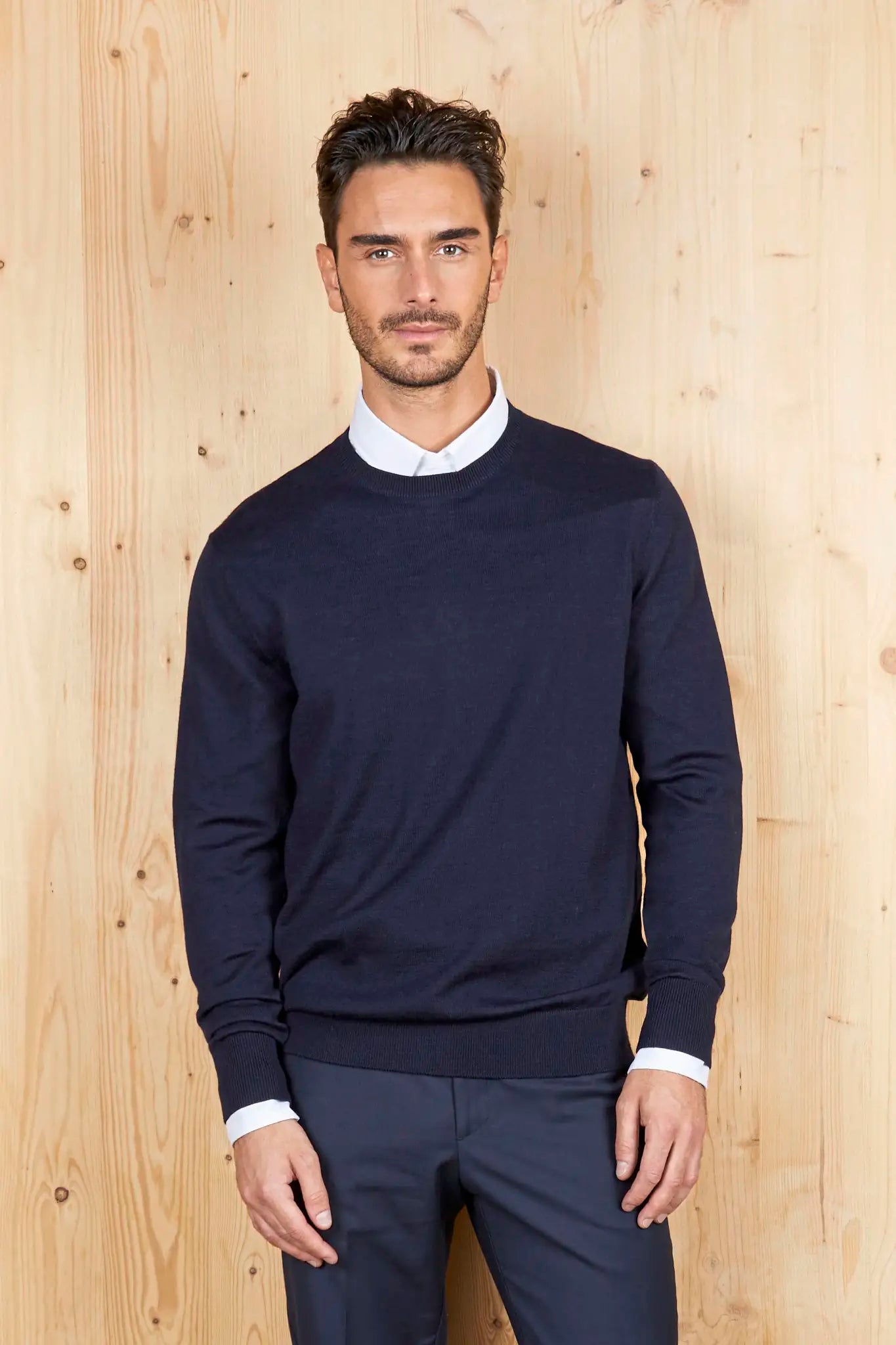 all-groups Men's Round Neck Sweater Stuart