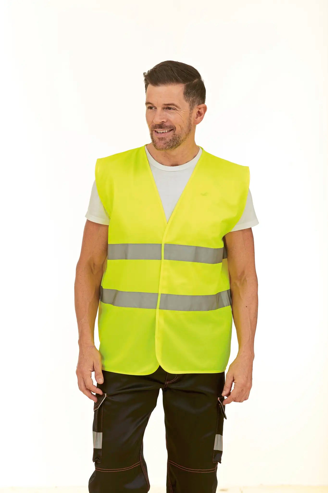 all-groups Unisex Hi Vis 2 Bands Waistcoat