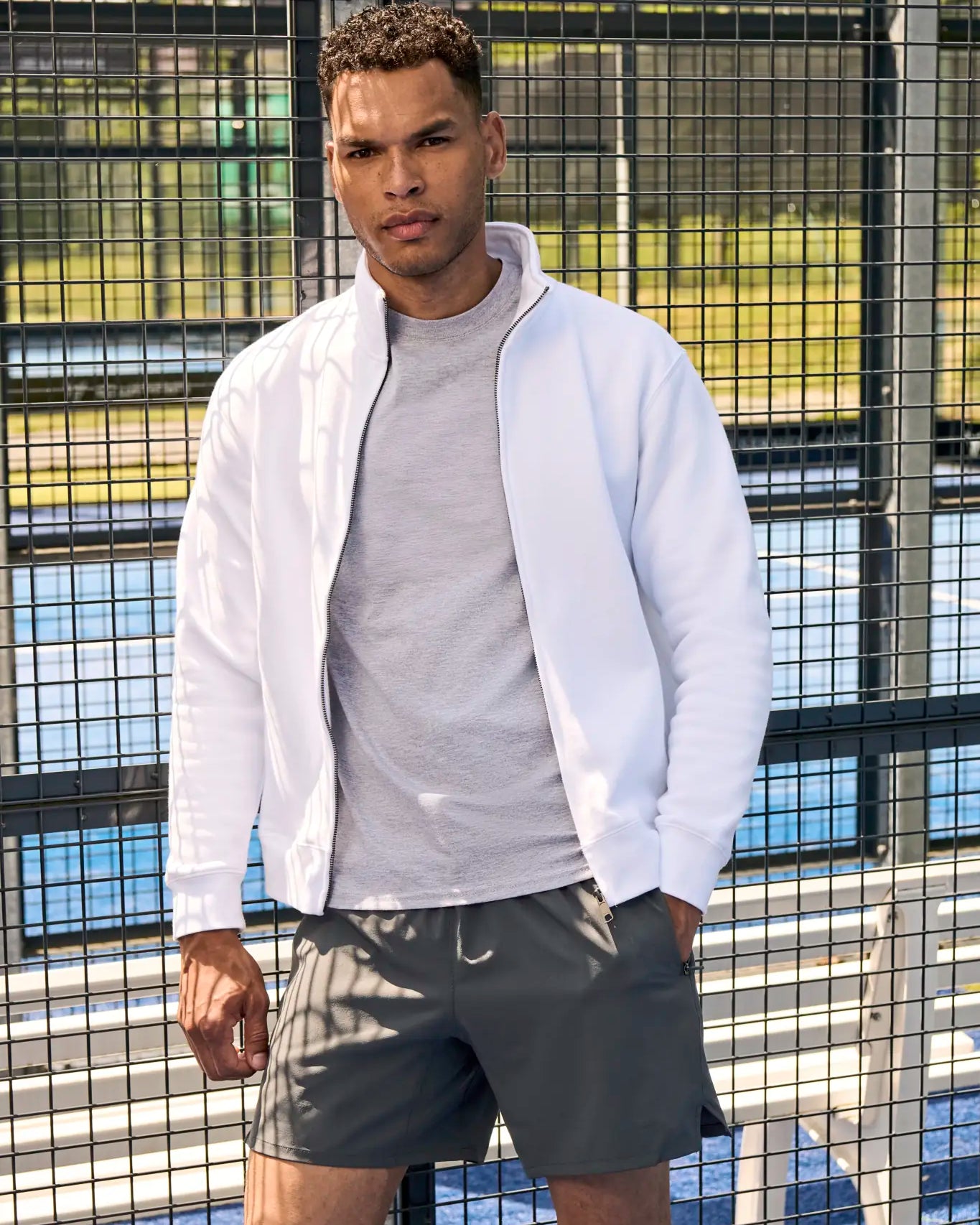 all-groups Men's Authentic Sweatshirt Jacket