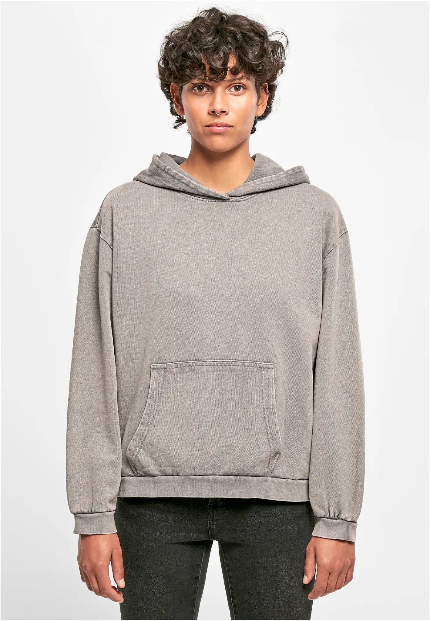 all-groups Women's Acid Washed Oversize Hoodie