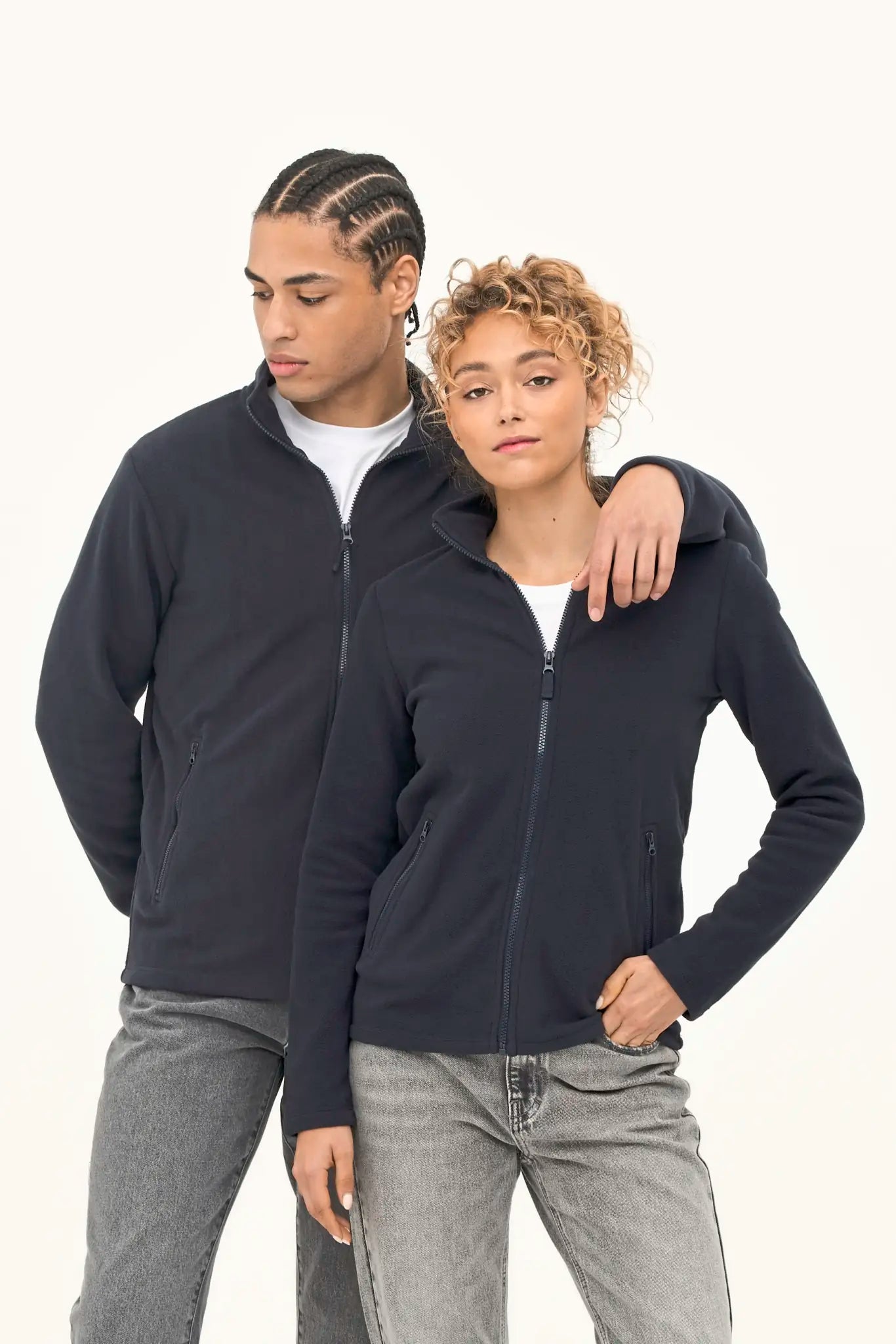 all-groups Women's Plain Fleece Jacket Norman