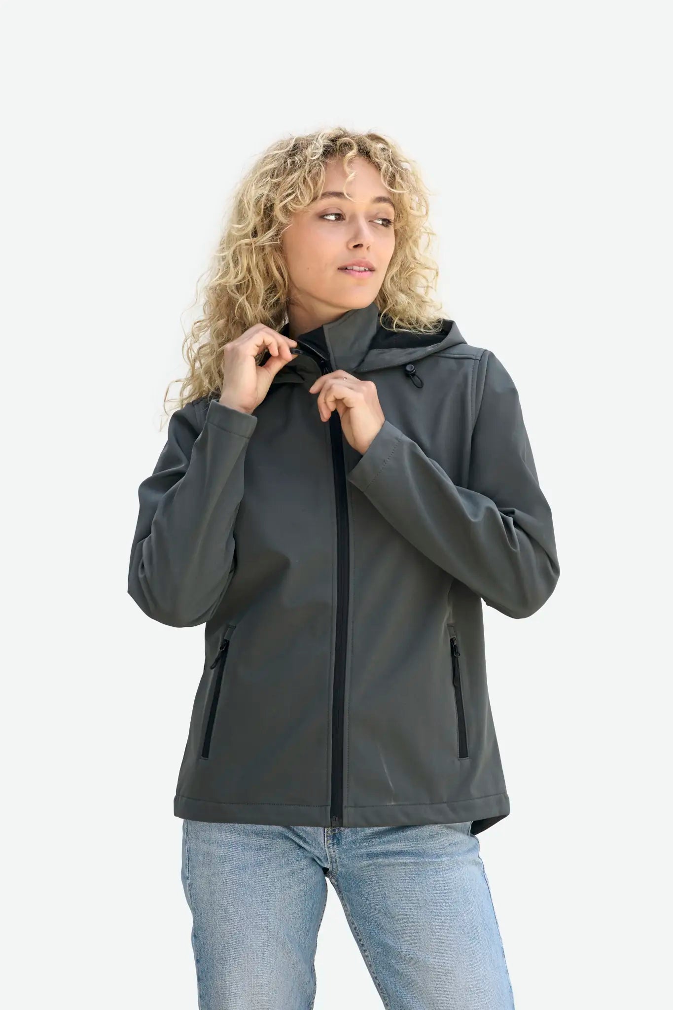 all-groups Women's Race Softshell Hooded Jacket