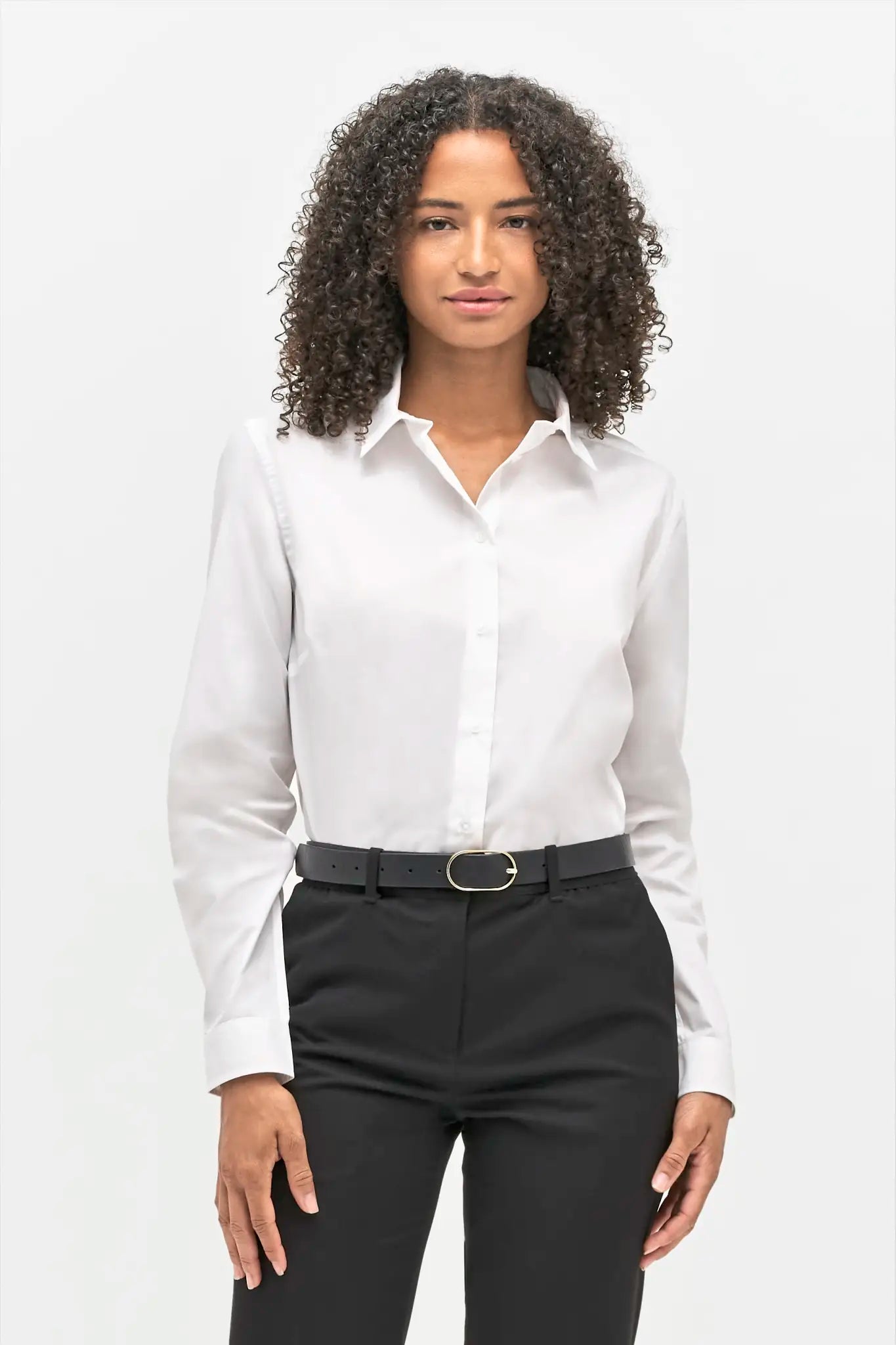 all-groups Women's Poplin Shirt Long Sleeve Bailey